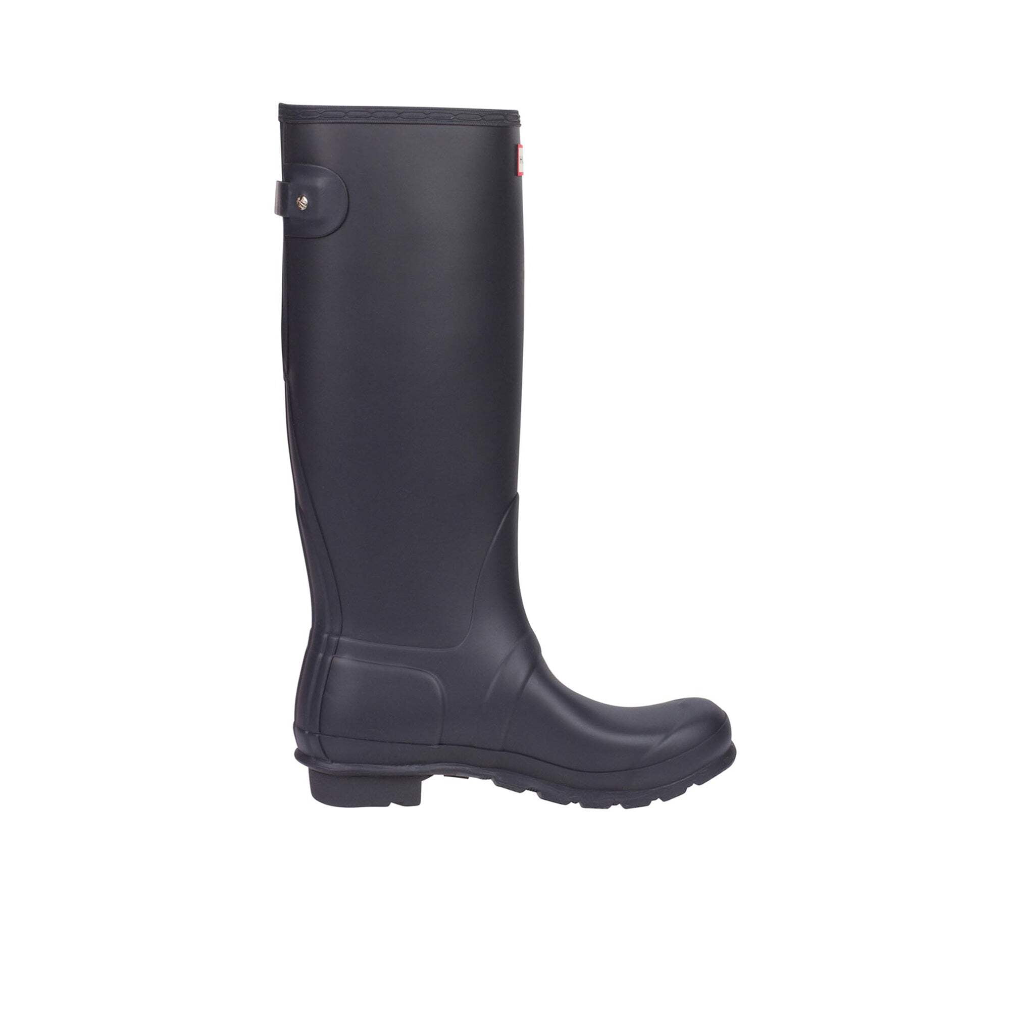 Hunter Women's Original Tall Back Adjustable Rain Boots, Navy,5 M