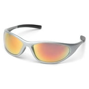 Silver Frame/Ice Orange Mirror Lens