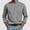 #Gray, variant on DPTALR Men's Solid Color Casual Fashion Stand Collar Button Pocket Long Sleeve Shirt,Gray, XXXL