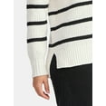 thumbnail image 4 of Time and Tru Women's Chenille Sweater with Long Sleeves, Midweight, Sizes XS-XXXL, 4 of 4
