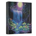 thumbnail image 2 of Neon Oversized Waterfall 3 Ring Hardcover Binders 1.5in Round Rings for Letter-Size Folder Paper Organizer Pockets for Office Student Recipe, 2 of 9