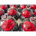 thumbnail image 1 of Funda de cristal con flor eterna, amor, 10 x 13 cm, con lámpara, adornos de flores rosas, regalo de flor eterna, 1 of 6