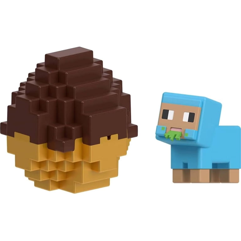 Mattel Minecraft Mini Mode Spawn Egg Blind Pack, Collectible Mini