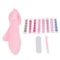 thumbnail image 1 of Máquina de estampación de uñas, juego de pegatinas con purpurina, lima de uñas para niños, kit de impresora de arte de uñas DIY, 1 of 14