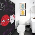 thumbnail image 5 of Spider Man Shower Curtain Cartoon Anime for Boys Grils Gift 48x72Inch（122x183cm）, 5 of 7
