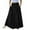 Black, variant on ZHIZAIHU Women Solid Color Skirts High Waist A-Line Skirts for Women Casual Mid-Length Skirts S-Black XL