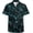 Green Black, variant on Mens Hawaiian Shirts 3D Graphic Button Down Short Sleeve Tropical Holiday Beach Aloha Shirt