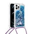 thumbnail image 1 of Funda FOXDOCK para iPhone 12 Pro Max con Cuerda Ajustable, Brillo Líquido, Protección Antigolpes y Lente – Ideal para Regalo, 1 of 6