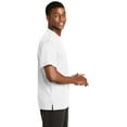 thumbnail image 3 of Sport-Tek Dri Mesh Short Sleeve Shirt-S (White), 3 of 5