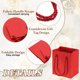 thumbnail image 3 of Bolsas de Regalo 4 x 2.8 x 4.5 Pulgadas, 12 Pcs Bolsas Pequeñas con Asas y Tarjeta de Saludo para Favor de Fiesta, Boda, Despedida de Soltera, Festivales, Rojo, 3 of 6