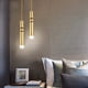 thumbnail image 3 of MINKUROW E27 Led Oro Nórdico Acrílico Lámpara de Iluminación Accesorio Moderno Suspensión Comedor Lámpara Cocina Dormitorio Lámpara de Noche Restaurante Luces oso de fresa Electrónica, 3 of 4
