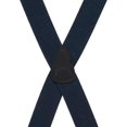 thumbnail image 3 of Suspender Store NAVY 1.5 Inch Wide Pin Clip Suspenders 48" for 5'9" to 6'2" tall, 3 of 4