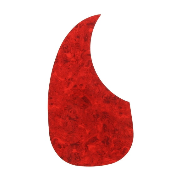 Uxcell Acoustic Guitar Pickguard Fit 41" Self Adhesive Left Handed Electric Guitar Parts Water Drop Red
