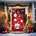 thumbnail image 6 of Christmas Decorations Merry Christmas Door Cover, Xmas Background Banner Xmas Door Hanging Covers Photo Props for Winter Party Decorations Supplies, 35x71in, 6 of 8