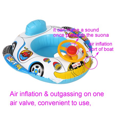 Garosa Bebe Siege De Flotteur De Natation Bebe Nageur Cercle Enfants Bateau Flotteur Eau Jouets Pvc Gonflable Infantile Siege De Natation Anneau Nageur Cercle Walmart Canada