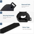 thumbnail image 4 of LAICAIW Touch Controller Grip Cover for Oculus Quest 2, Anti-Throw Protective Handle Sleeve Oculus Quest 2 Accessories with Adjustable Wrist Knuckle Strap for Meta Quest 2 Headset (Black), 4 of 6