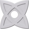 thumbnail image 1 of Ekena Millwork CMP24CM-06000 24 in. OD x 6 in. ID Square Cosmo Architectural Grade PVC Contemporary Ceiling Medallion, 1 of 1