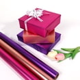 thumbnail image 4 of Mictong gift wrapping paper, size: 16.93 × 393.71 inches, suitable for gift packaging on birthdays, holidays, and parties, suitable for all purposes of gift packaging, 1 piece, blue, 4 of 4