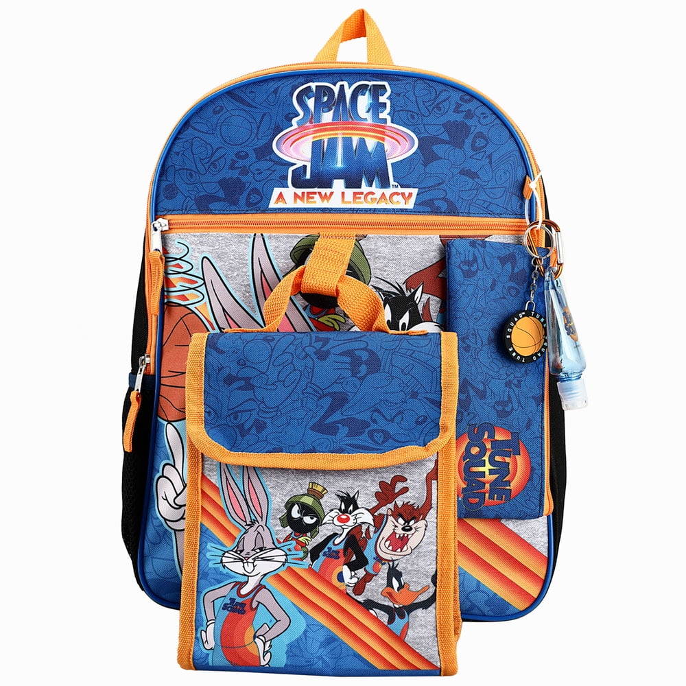 SPACE JAM オリジナルステーショナリーセット バッグ付き Space Jam 5pc Backpack and Lunchbag Set - Walmart.com