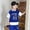 Sky Blue, variant on RTKFRFLM Kids 2-Piece Basketball Outfit, Short Sleeve -Layer and Shorts for Boys