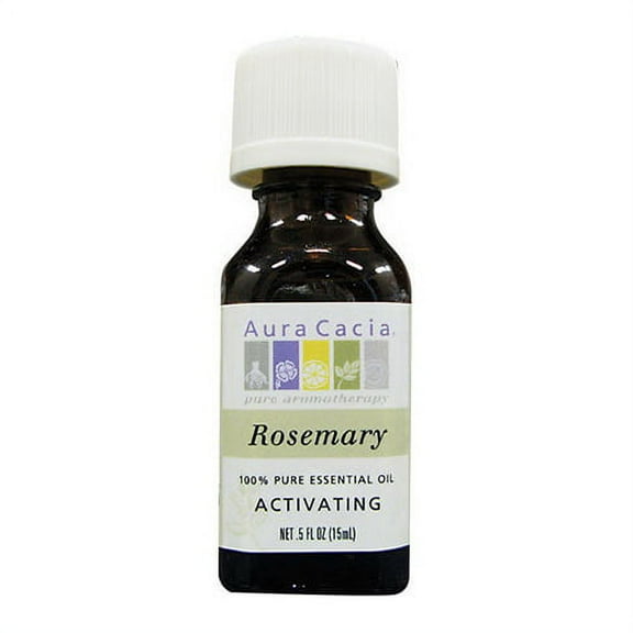 Aura Cacia 100% Pure Essential Oil, Rosemary - 0.5 Oz