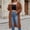 Brown, variant on Gamivast Long Cardigan Sweaters for Women Plus Size Open Front Chunky Knit Lightweight Duster Outerwear Casual Fall Winter Tops Loose Fit Ribbed Cuffs Cozy Sweaters