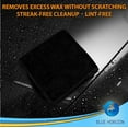 thumbnail image 3 of Microfiber Cleaning Towels, 3 Dozen Commercial and Household Bulk Pack, Ultra Soft Plush Wash-Cloths, Microfiber Detailing Cleaning Cloths for Car, Household and Commercial (Black, 16" x 16"), 3 of 8