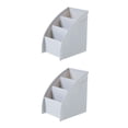 thumbnail image 1 of Ounissouiy Caja de Control remoto de 3 rejillas, estuche de almacenamiento de escritorio para cosméticos, soporte para el hogar, oficina, Type2 NO2, 1 of 6