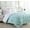 Seafoam/Aqua/White, variant on Spirit Linen Home Est. 1988 Honeycomb 1pc Microfiber Comforter - Full/Queen, Cranberry/Grey