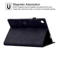 thumbnail image 4 of GSFY Case for Galaxy Tab S6 Lite 10.4 inch 2024/2022/2020, PU Leather Wallet Stand Protective Smart Shell with Pen Holder Auto Sleep Wake for Samsung Galaxy S6 Lite Tablet, Black Blocks, 4 of 7