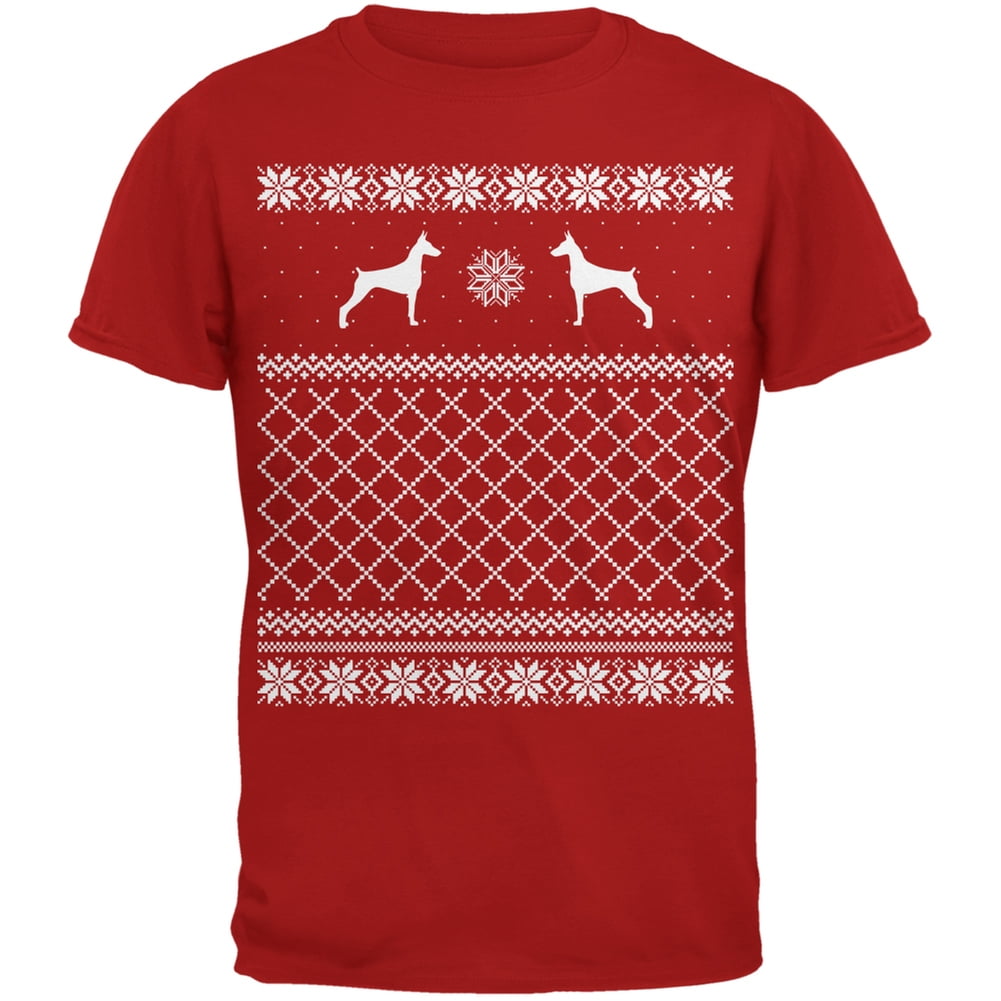 doberman christmas sweater