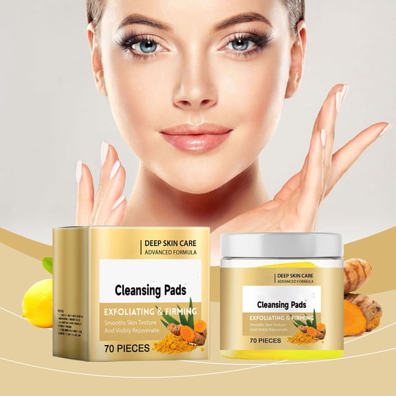 Kokovifyves Turmeric Exfoliating Pad Brightens Clean Mild Care Light Spots Nourish Cleansing Pad