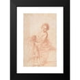 thumbnail image 2 of Guercino 17x24 Black Modern Framed Museum Art Print Titled - Saint Cecilia Playing the Organ (1650s), 2 of 5