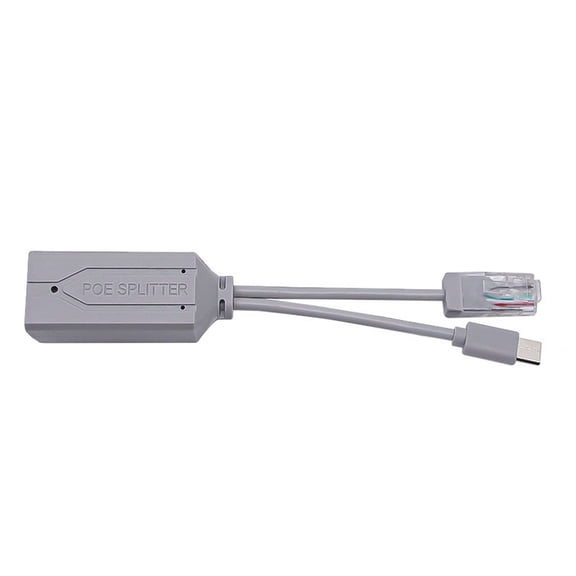 IEEE802.3af Power Over Ethernet Splitter USB C 48V To 5V2.4A for Settop Box Gateways Shaking Head Camera