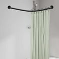 thumbnail image 5 of L Shaped Curved Shower Curtain Rods 29.53-35.43×37.4-51.18, Stainless Steel Extendable Corner Shower Rails, 5 of 7
