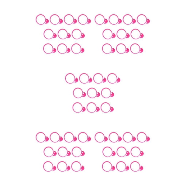 Wosthever 10 piezas de anillo de silicona reutilizables para sellar bolsas de repostería lazos utensilios para hornear decoración de galletas Type2 NO2