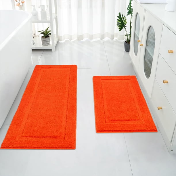 Set de 2 Tapetes de Baño SHACOS 50x120cm + 50x80cm
