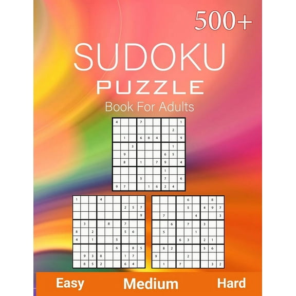 500  Sudoku Puzzle Book for Adults Easy Medium Hard: Sudoku Variation, Big Book of 9x9 Irregular Sudoku Puzzles, Easy, Medium to Hard Level, Tons of C