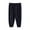 Black, variant on Wangkekeji Kids' Loose Solid Color Jogging Slacks 3 12 Years Old Suet Pants for Girls