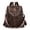 Coffee, variant on PRIYAL Leather Backpack Purse for Women Designer Travel Backpack Purses PU Fashion Ladies Shoulder Bag