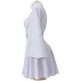 thumbnail image 3 of Adult Short White Dress Crop Top Skirt Suit Outfit for Women Teen, 3 of 7