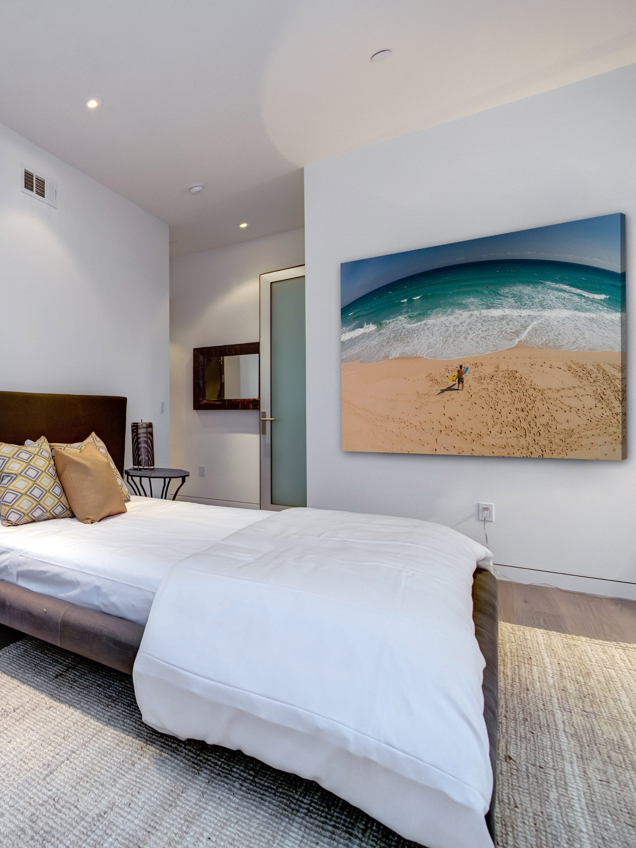 "Footprints" Painting Print on Wrapped Canvas