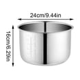 thumbnail image 3 of Universal 6L Non-Stick Aluminum Inner Pot Liner for Electric Pressure Cooker, Double Spray Thickened Accessory Replacement Part(B), 3 of 4