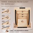 thumbnail image 3 of Tabla de equilibrio y tabla inclinada Woodure 2 en 1 con inclinación ajustable, 3 of 8