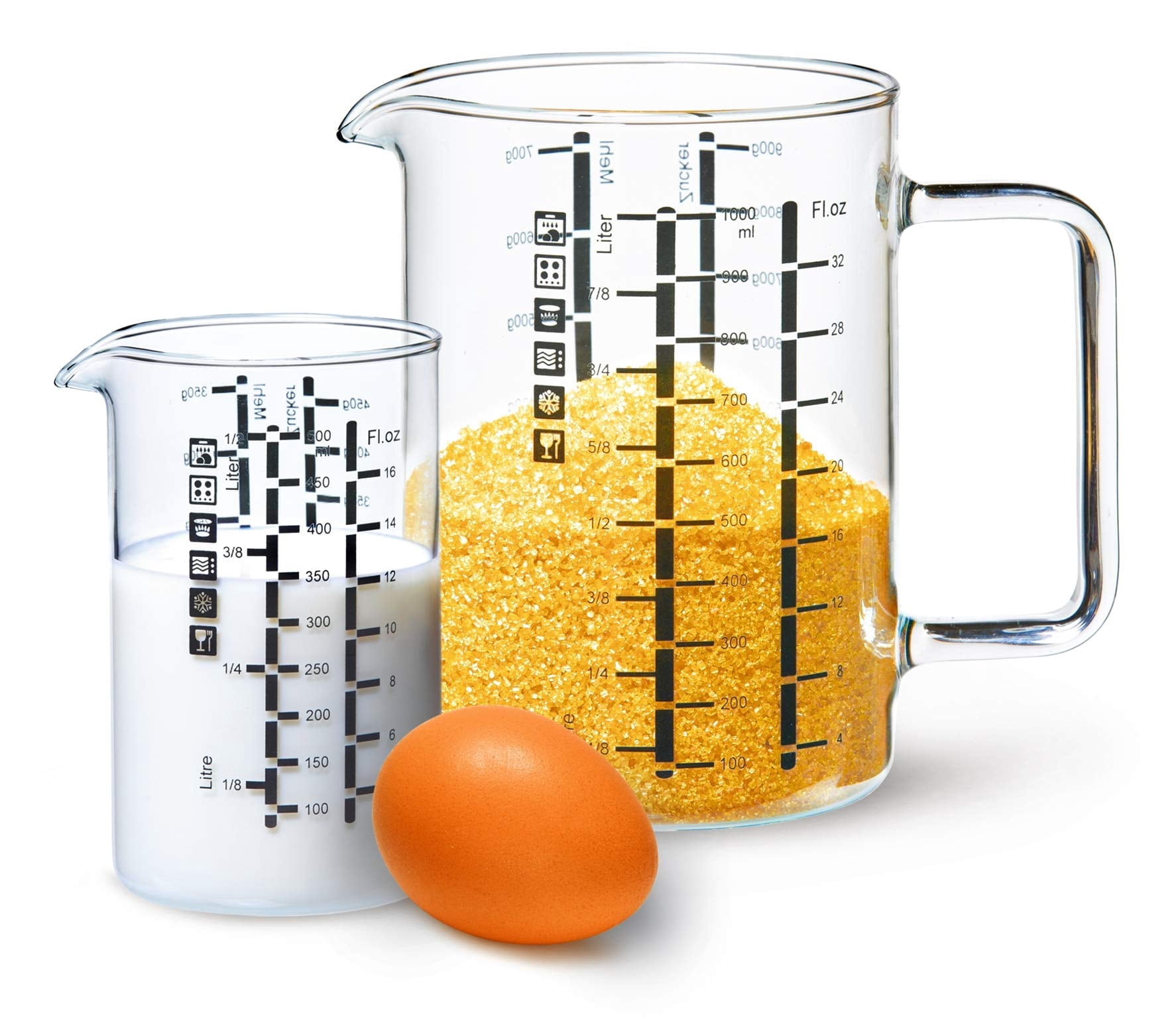 Pyrex Glass 2 Cup Measuring Cup with Durable Plastic Lid - Walmart.com