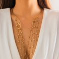 thumbnail image 4 of Collar de Torques abiertos El Mercado de Encantos con COLGANTE de lentejuelas de cristal de estrella, 4 of 4