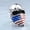 7, variant on Patriot Skeleton US Flag Mask Skull Ring Stainless Steel Gothic Punk Biker Ring-7
