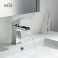 thumbnail image 2 of Kibi Waterfall Single Handle Bathroom Vanity Sink Faucet, 2 of 3