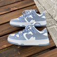thumbnail image 3 of Zapatos De Tablero Con Cordones Gráficos De Corazón De Mujer, Zapatos Para Correr Con Suela Gruesa Transpirable, Zapatillas Casuales De Plataforma Antideslizantes, 3 of 4