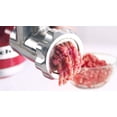 thumbnail image 2 of Stainless Steel Meat Grinder Attachment for KitchenAid Stand Mixer, Food Grinder attachment with 4 Grinding Plates, 3 Sausage Stuffer Tubes, 2 Grindi, 2 of 8